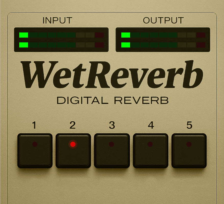 WetReverb plugin interface