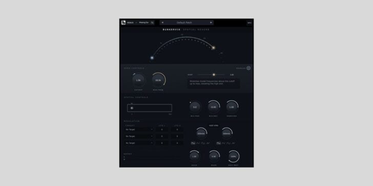 Bunkervik Spatial Reverb free spatial reverb VST plugin interface