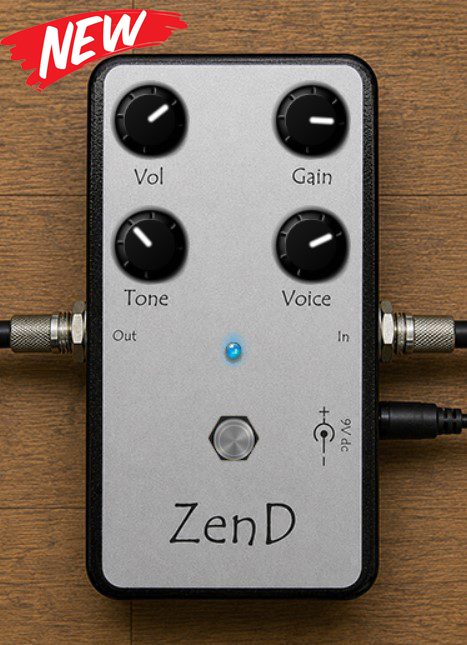 ZenD by DamyFx free smooth overdrive VST plugin interface