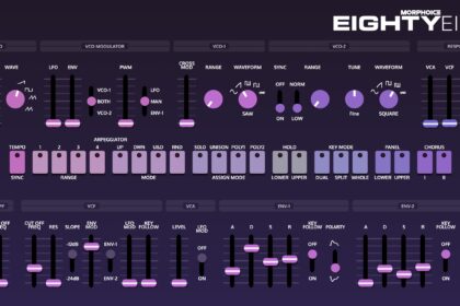 EightyEight by Morphoice free Jupiter-8 synth VST plugin interface