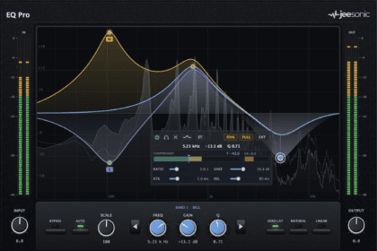 Jeesonic EQ Pro free dynamic EQ VST plugin interface