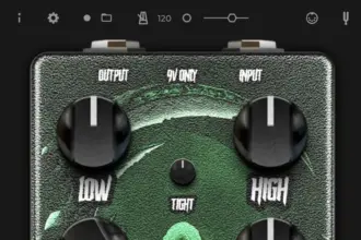 GRIM3 by Aurora DSP free overdrive VST plugin interface