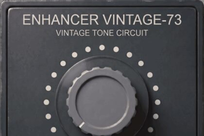 ENHANCER VINTAGE-73 by noshigeSound free vintage high-shelf enhancer plugin interface