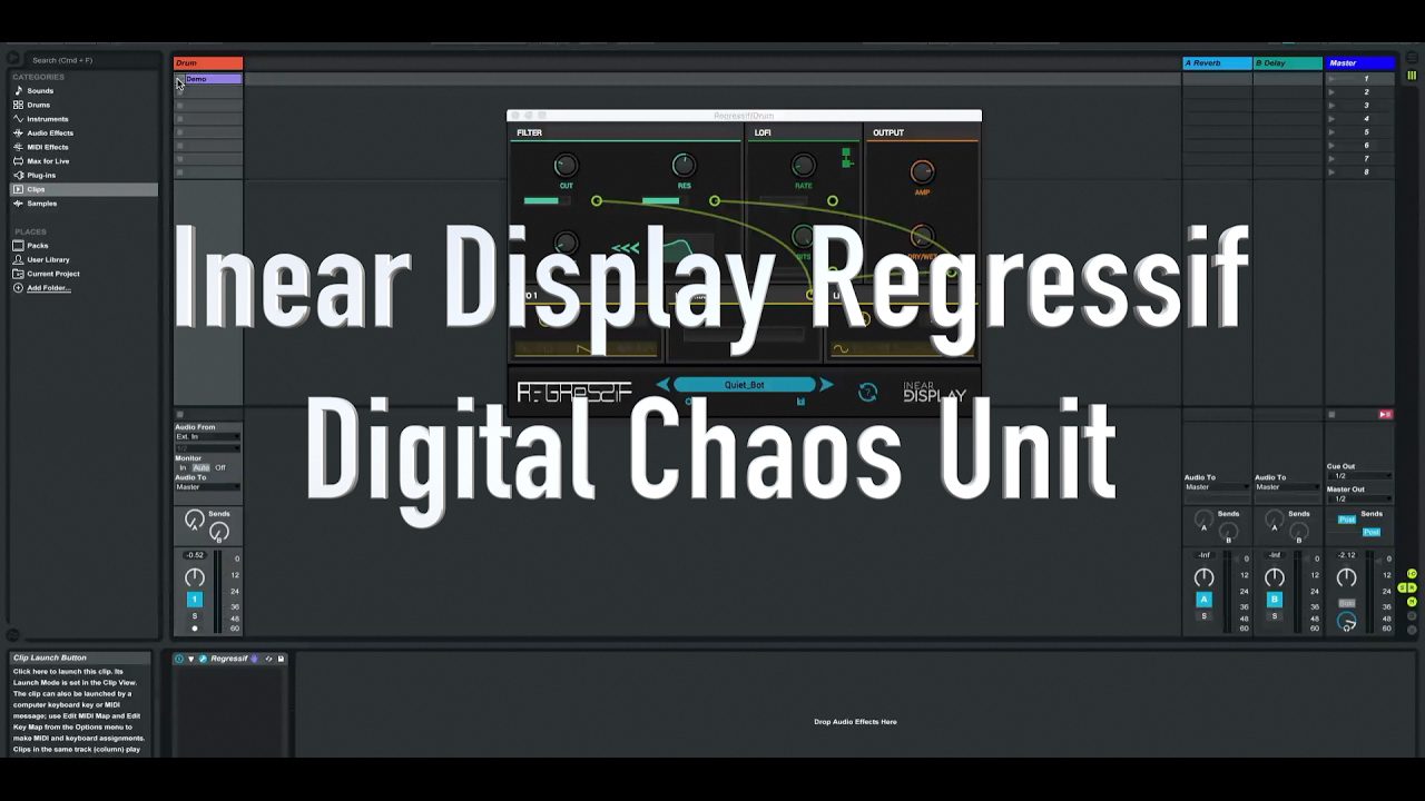 Regressif by Inear Display free audio degradation VST plugin interface