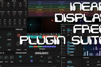 Bref by Inear Display free glitch percussion VST plugin interface