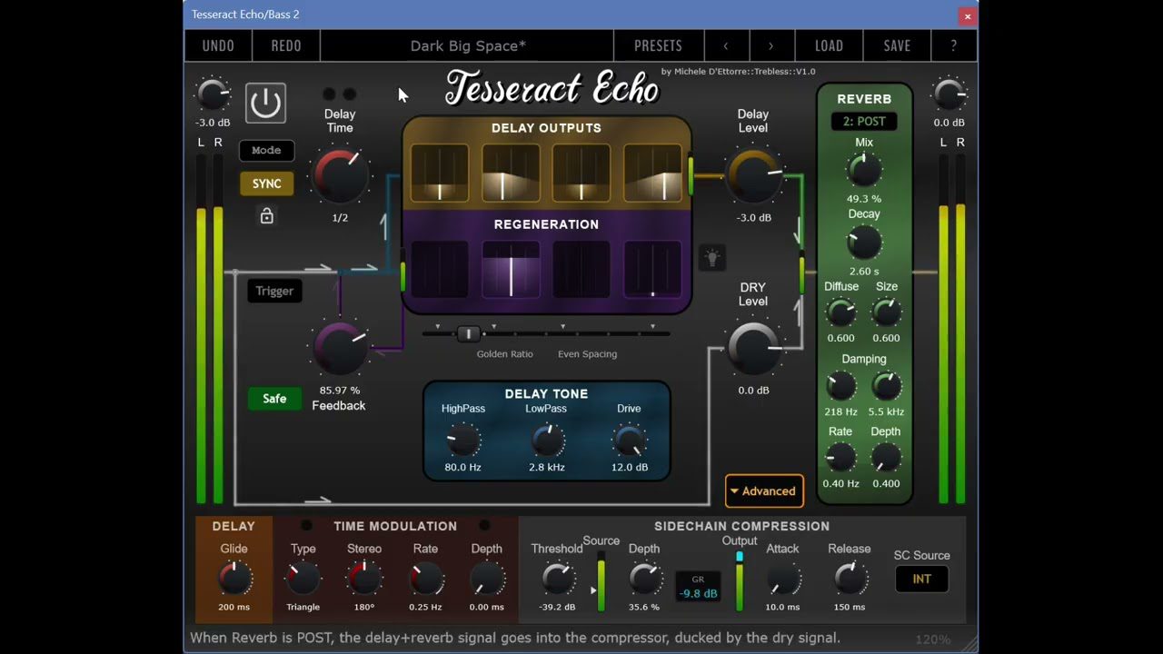Tesseract Echo free VST plugin by Trebless