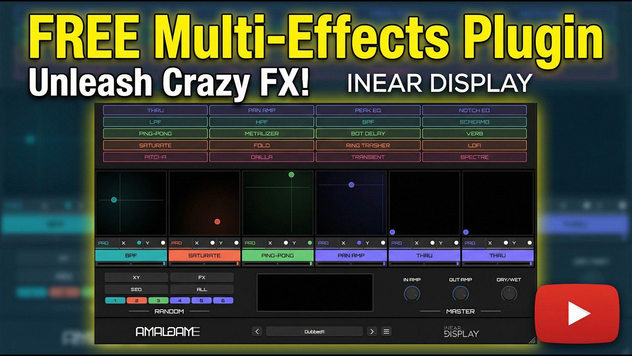 Amalgame by Inear Display free multi-effect VST plugin interface