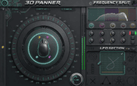 Almudio 3D Panner free binaural spatial audio VST plugin interface