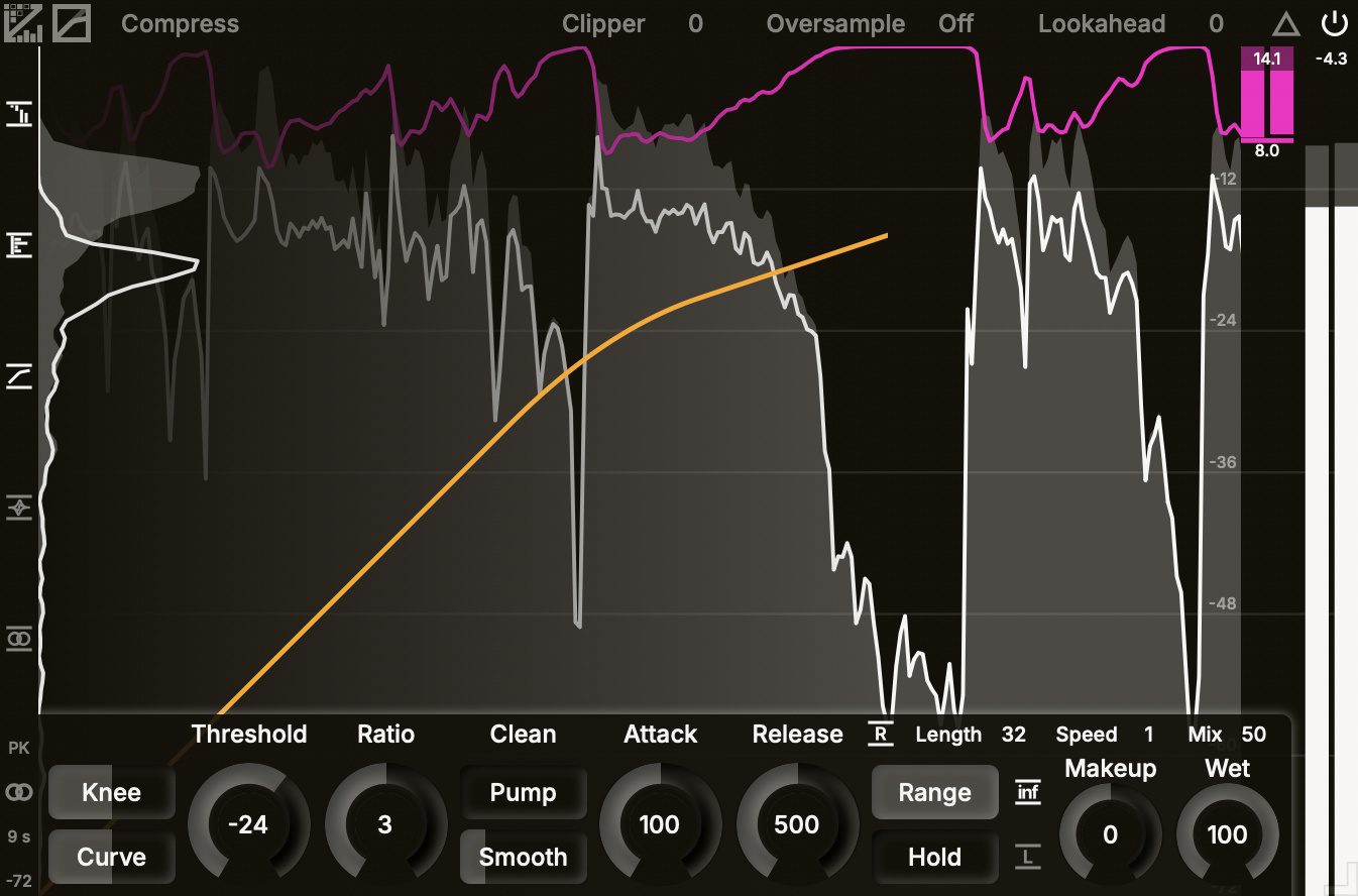 Official ZL Compressor free open-source dynamics plugin interface