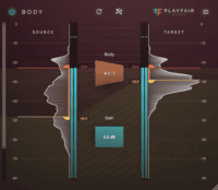 Body free dynamics VST plugin interface by Playfair Audio