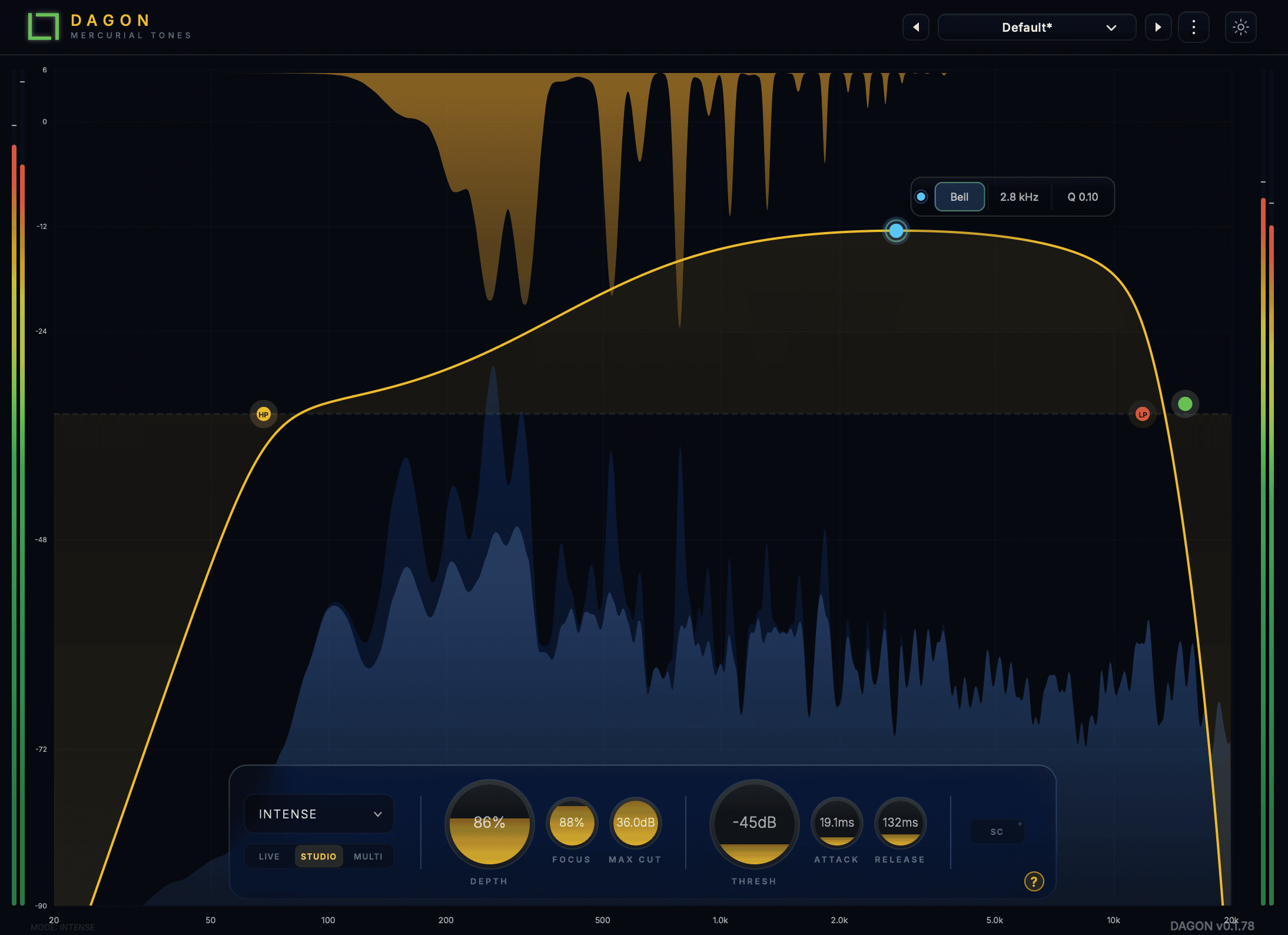 Dagon free resonance suppressor plugin by Mercurial Tones