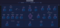 Official DuskVerb free algorithmic reverb plugin interface by Dusk Audio