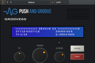 GROOVE60 free MIDI timing plugin by Push and Groove