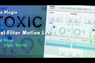 Toxic by SoundRave free dual-filter VST3 plugin interface