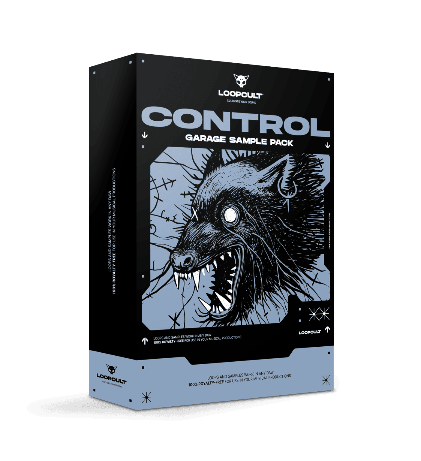CONTROL free UK Garage sample pack by Loop Cult with bass drums synths and MIDI