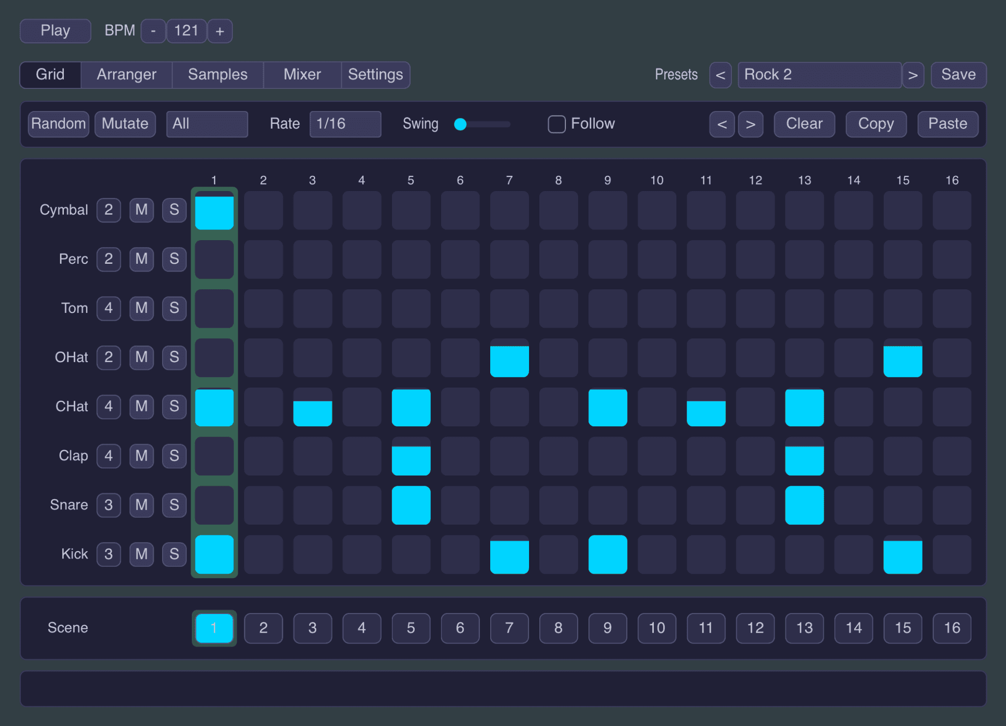 Little Drum Machine free drum VST plugin by Snorkel Audio
