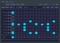 Little Drum Machine by Snorkel Audio free drum VST3 sequencer interface