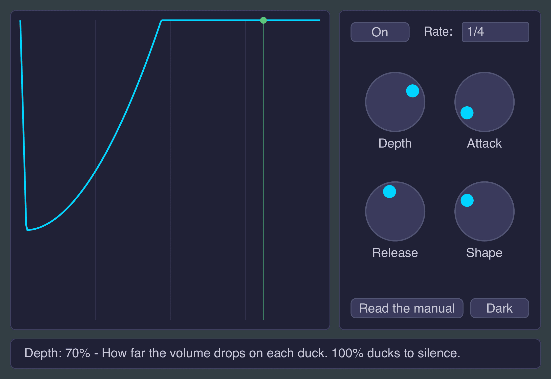 Little Duck free sidechain ducker plugin by Snorkel Audio