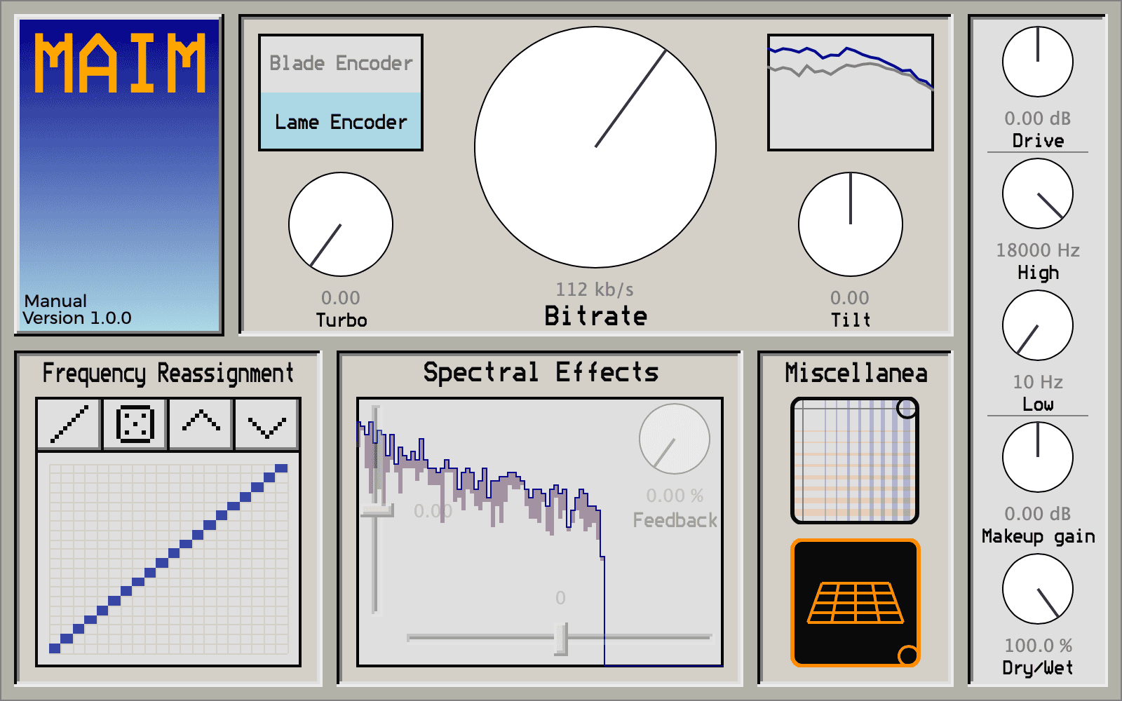 MAIM free MP3 distortion VST3 plugin