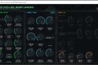 More Lasers free laser and zap generator VST3 plugin by Lloyd Stellar