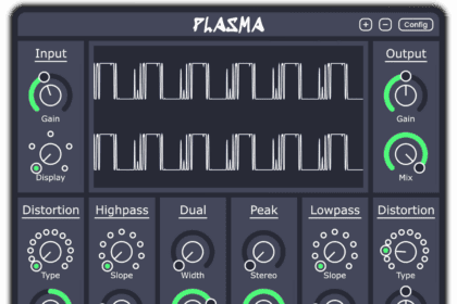 Plasma free distortion VST3 plugin by Dimethoxy