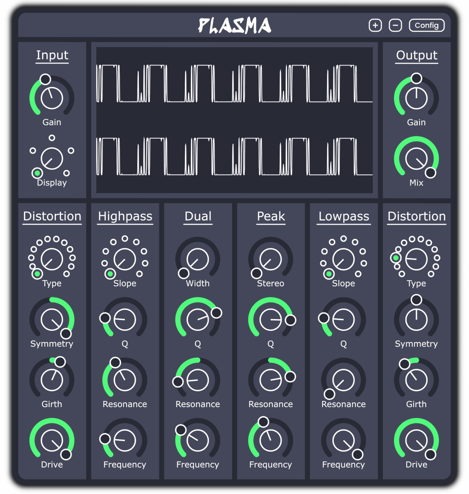 Plasma free distortion VST3 plugin by Dimethoxy