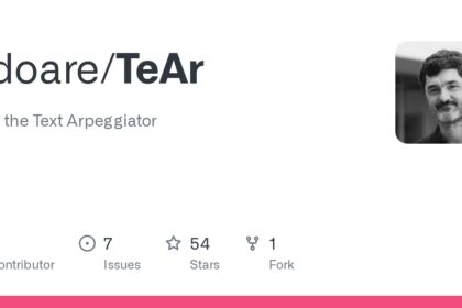 TeAr free polyrhythmic MIDI arpeggiator plugin by FX-Mechanics