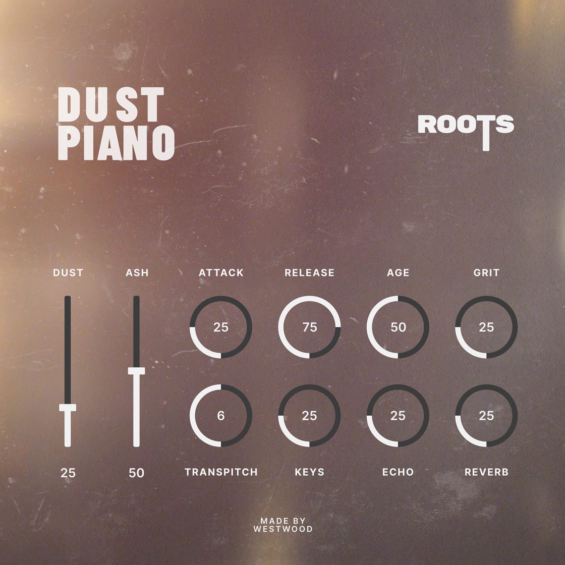 Roots Dust Piano by Westwood Instruments free Kontakt piano library