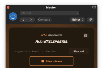 AudioTeleporter free VST3 plugin for remote DAW mix streaming