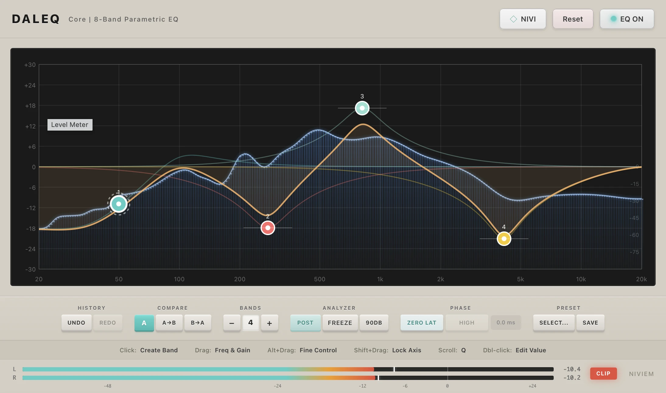 DalEQ Core free dynamic EQ VST plugin by NIVIEM