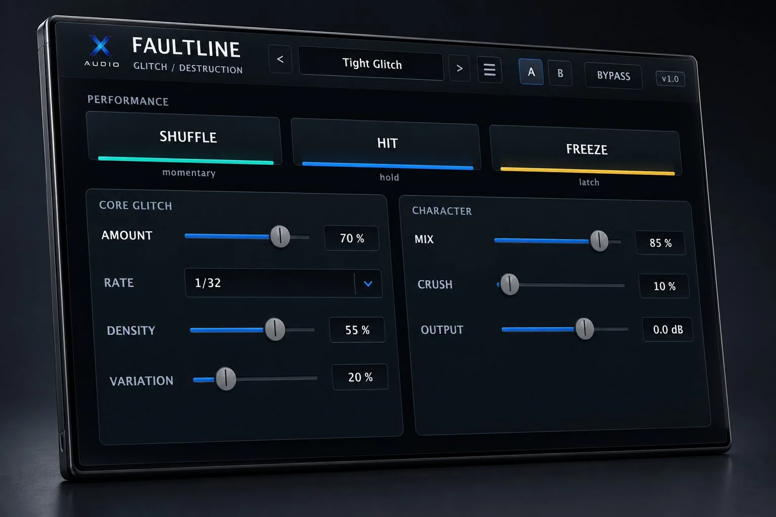 FAULTLINE free glitch VST plugin