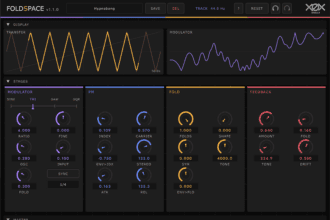 Foldspace by XNULLX free phase modulation and wavefolding VST plugin