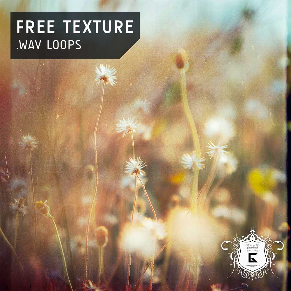 Ghosthack 30 Free Texture Loops 2026 atmospheric WAV sample pack