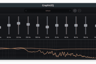 GraphicEQ by SocaLabs free 10-band VST equalizer plugin interface