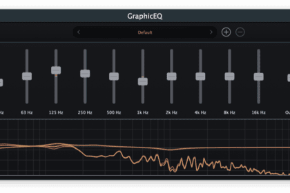 GraphicEQ by SocaLabs free 10-band VST equalizer plugin interface