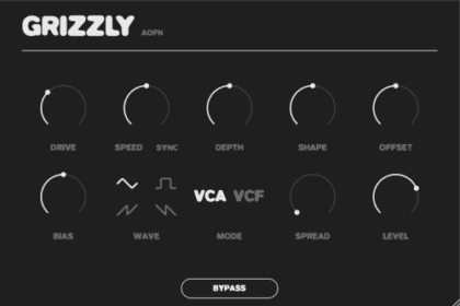 Grizzly free stereo modulation VST3 plugin by AOFN Audio