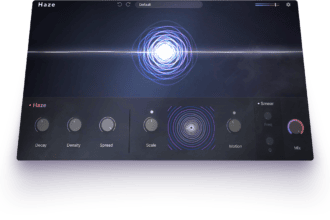 Haze by Lunacy free chorus phase and reverb VST plugin interface