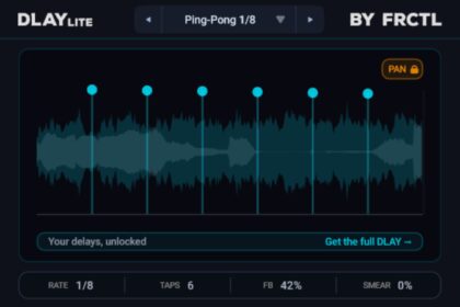 DLAY Lite free multi-tap delay plugin by FRCTL Audio