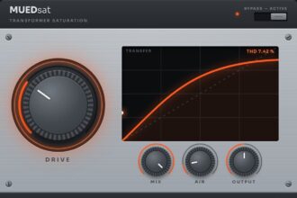 MUEDsat free transformer saturation VST3 plugin