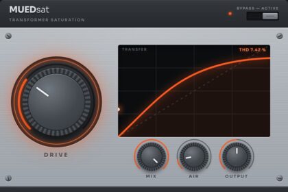 MUEDsat free transformer saturation VST3 plugin