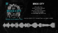 BRICK CITY free Jersey Club sample pack by Loop Cult with drum kits loops and one-shots