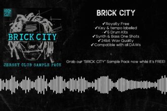 BRICK CITY free Jersey Club sample pack by Loop Cult with drum kits loops and one-shots
