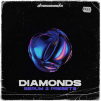 DIAMONDS free Serum 2 preset bank by DVNSOUNDS for dark Trap and Hip-Hop production