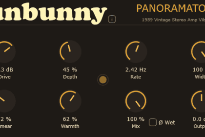 Panoramatone by Sunbunny free vintage vibrato VST plugin