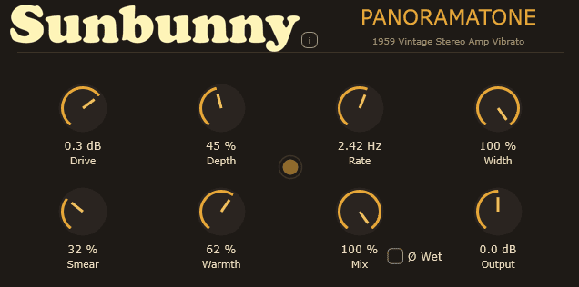 Panoramatone by Sunbunny free vintage vibrato VST plugin