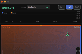 Unravel free tonal and noise separation VST3 plugin