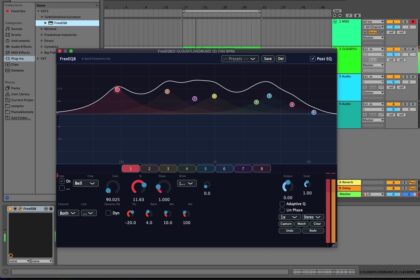 FreeEQ8 free open-source dynamic EQ VST3 plugin interface