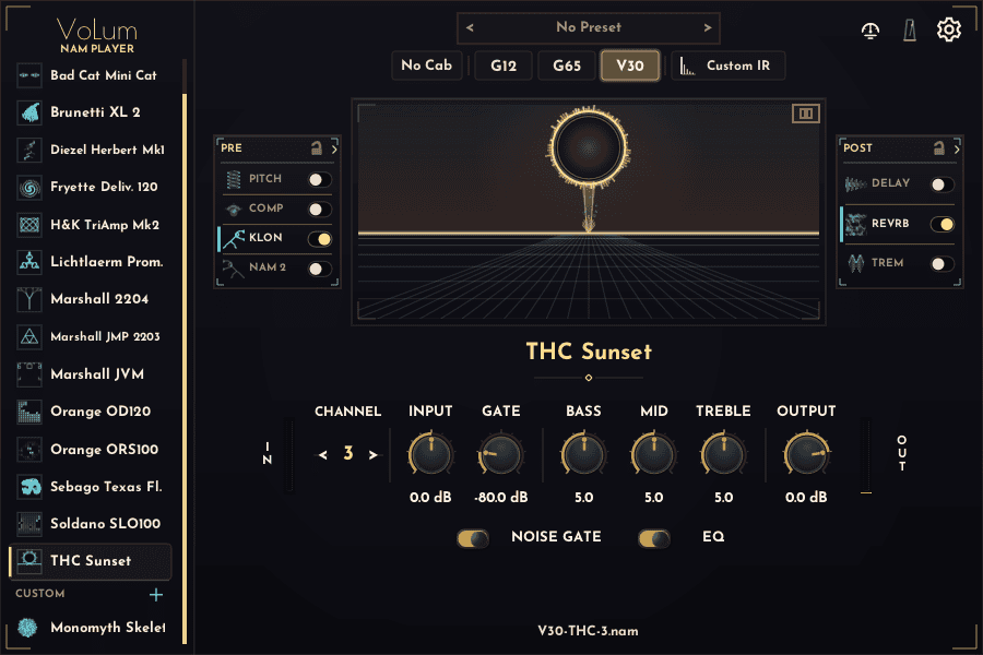 VoLum main amp view