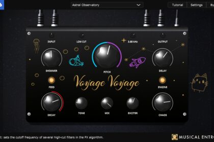 Voyage Voyage by Musical Entropy free shimmer reverb VST plugin interface