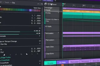 Waveform Free 14 digital audio workstation interface by Tracktion